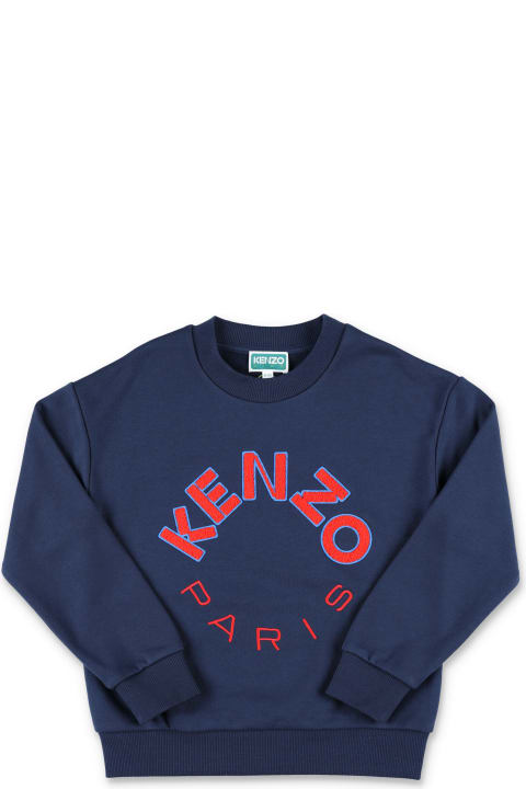Kenzo Kids Kenzo Kids Bouclé Logo Sweatshirt