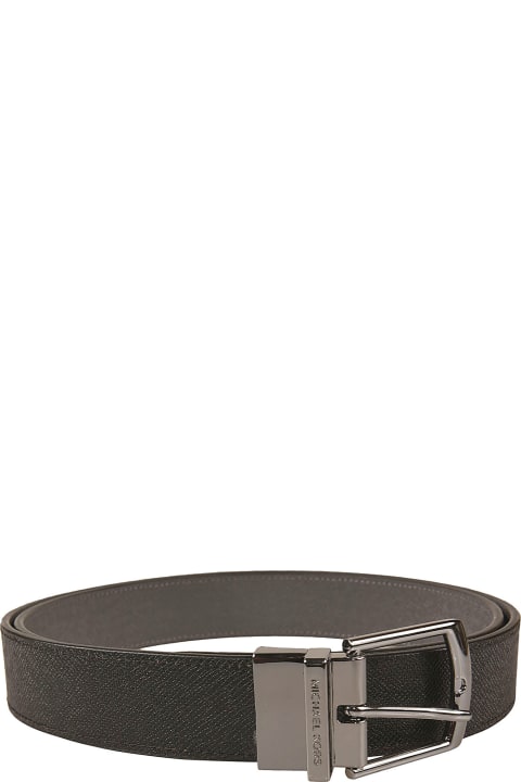 Grained Leather Belt