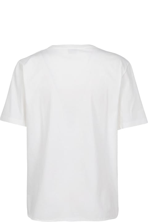 ウィメンズ Saint Laurentのトップス Saint Laurent Cotton T-shirt With Heart Print