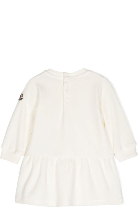 Moncler Dresses for Baby Girls Moncler Cream Baby Girl Dress