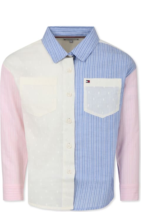 Homeware Tommy Hilfiger Multicolor Shirt For Girl With Flag