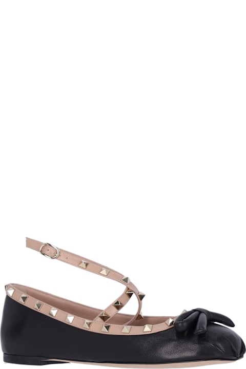 Flat Shoes for Women Valentino Garavani "rockstud" Ballet Flats