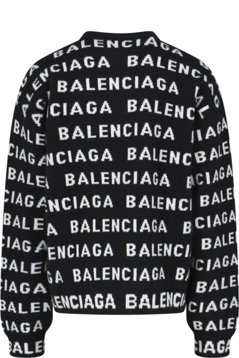 Sweaters for Men Balenciaga All-over Logo Sweater