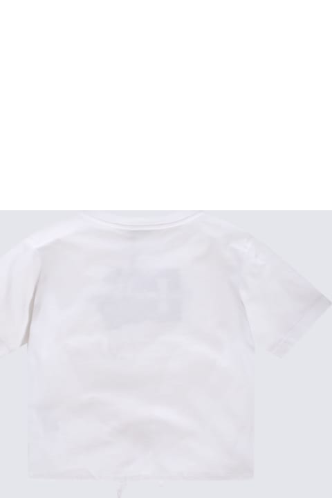 Dolce & Gabbana T-Shirts & Polo Shirts for Boys Dolce & Gabbana White And Black Cotton T-shirt