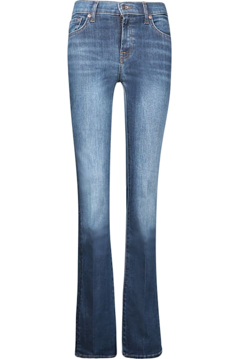 7 For All Mankind Clothing for Women 7 For All Mankind Gran Canyon Dark Blue Bootcut Jeans