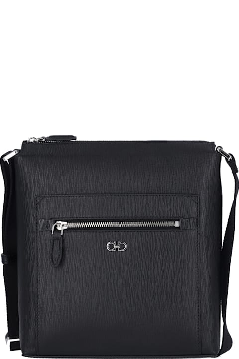 Bags for Men Ferragamo "gancini" Crossbody Bag