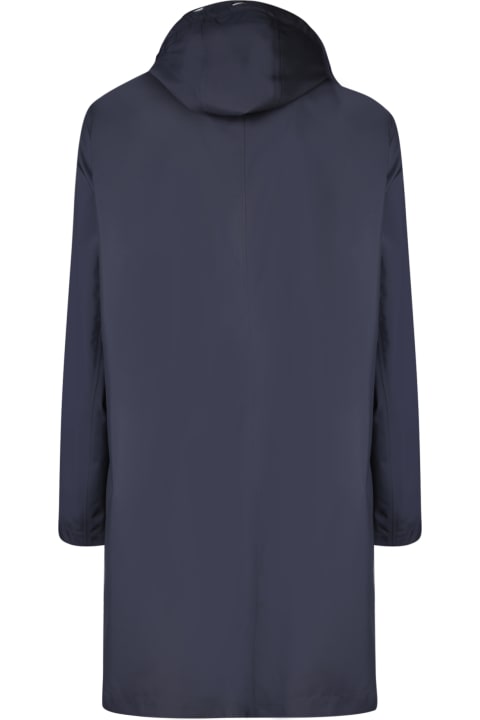 Herno Coats & Jackets for Men Herno New Rain Blue Three-quarter