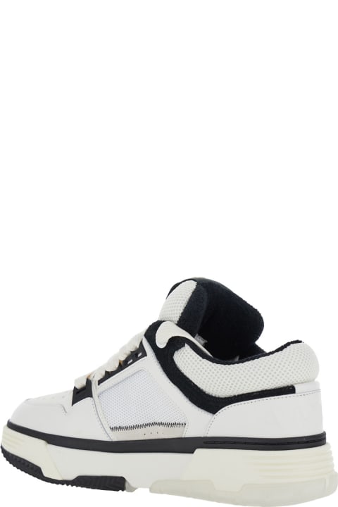 AMIRI White And Black Chunky Sneakers With Logo Detail In