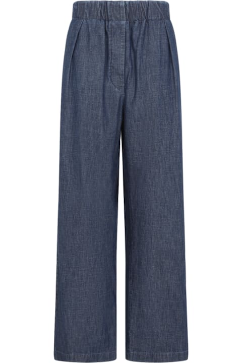 Jil Sander for Kids Jil Sander Wide Leg Elasticated Pant