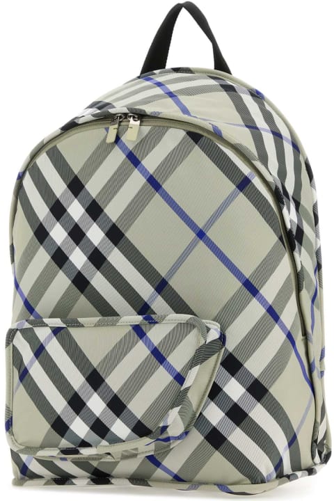 メンズ バックパック Burberry Printed Nylon Shield Backpack