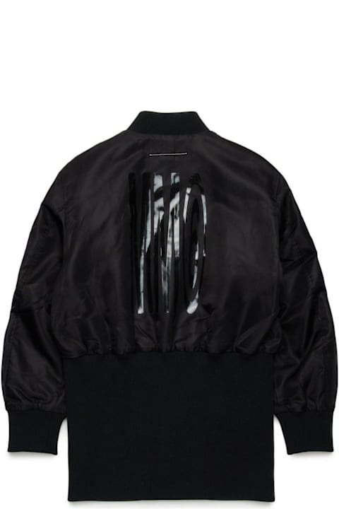 MM6 Maison Margiela Coats & Jackets for Girls MM6 Maison Margiela Zipped Bomber Jacket