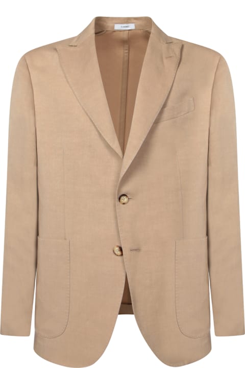 Homeware Boglioli Beige Cotton And Lycra Suit