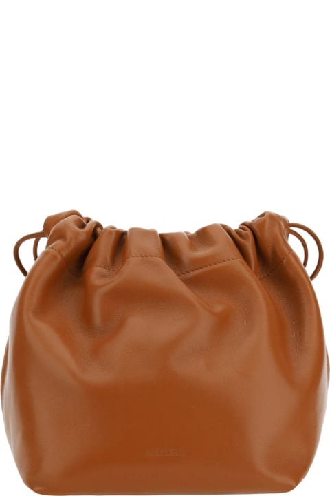 Jil Sander Totes for Women Jil Sander Leather Shoulder Bag
