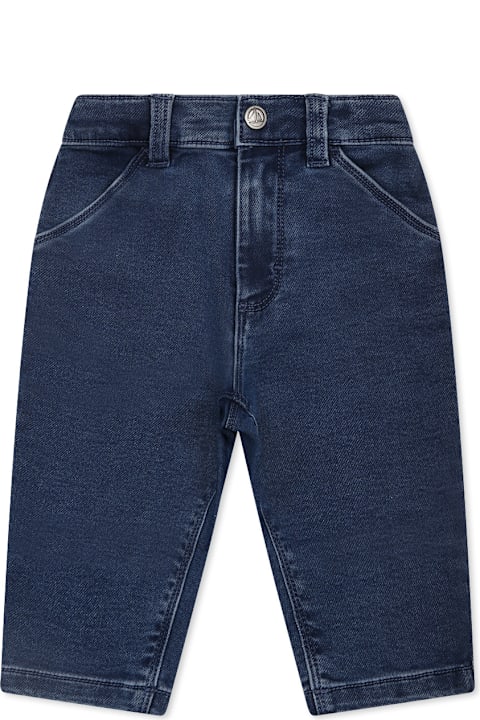 Petit Bateau Bottoms for Baby Girls Petit Bateau Denim Jeans For Babykids