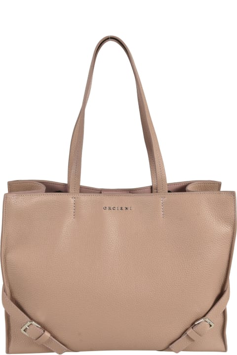 Fashion for Women Orciani Logo Detail Top Lock Tote