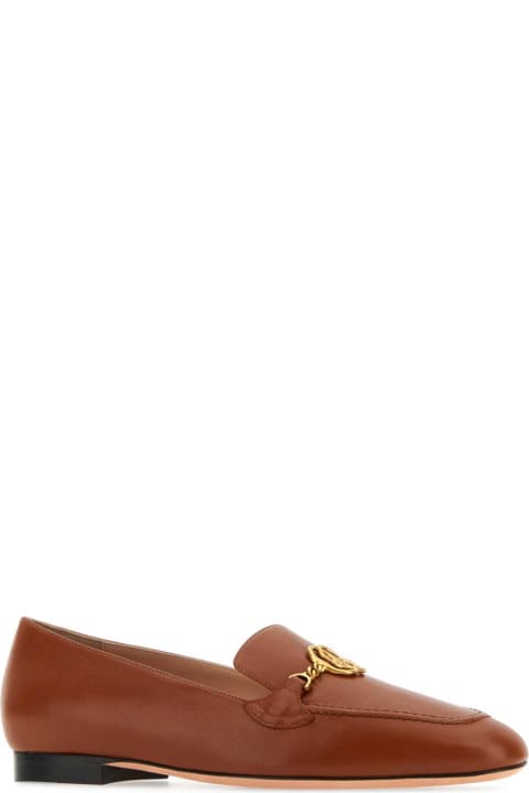 Bally Flat Shoes for Women Bally Caramel Leather Obrien Loafers