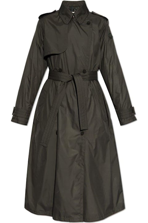 Coats & Jackets for Women Moncler Barbentane Belted Trench Coat