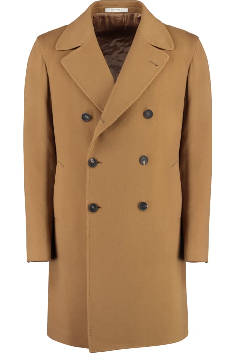 Tagliatore Coats & Jackets for Men Tagliatore Arden Double-breasted Virgin Wool Coat