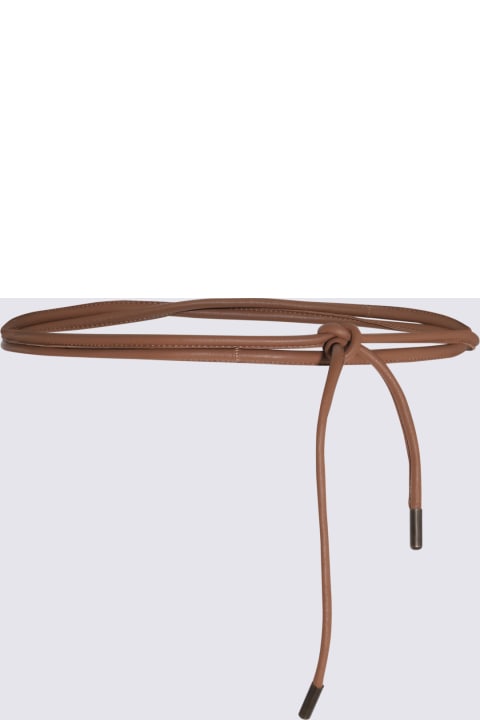 Federica Tosi Accessories for Women Federica Tosi Camel Brown Leather Belt