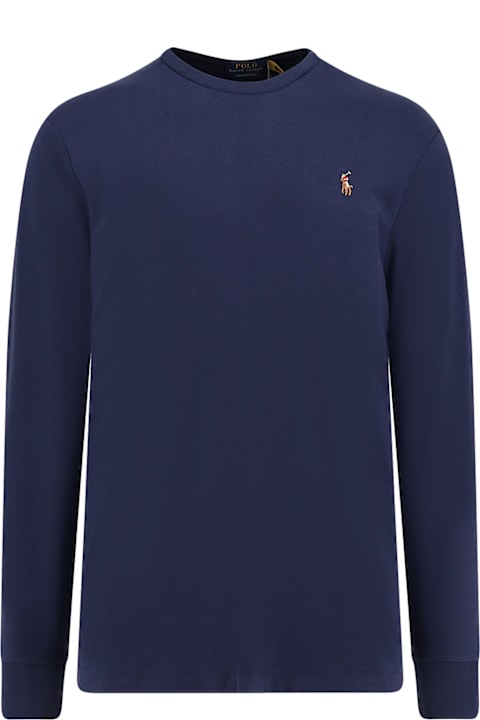 Homeware Polo Ralph Lauren Cotton T-shirt With Logo Embroidery