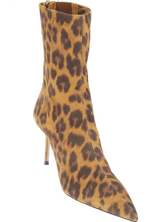 Homeware Aquazzura Animalier Suede Boots
