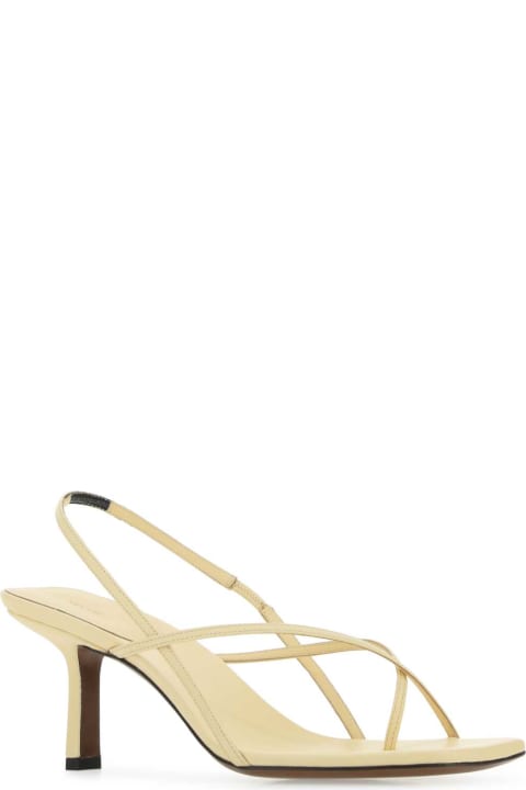 Neous for Women Neous Cream Leather Shamali Sandals