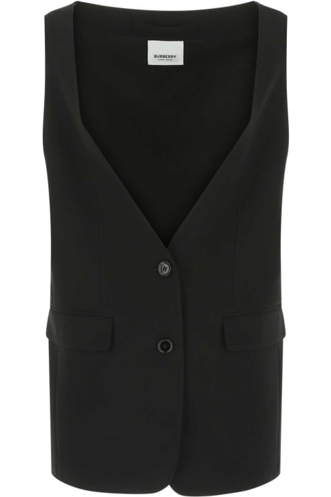 Homeware Burberry Black Silk Oversize Vest
