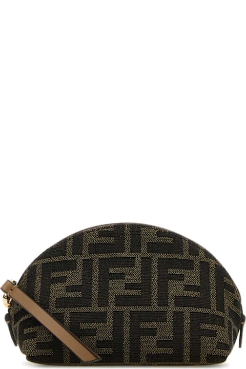 Luggage for Women Fendi Embroidered Jacquard Beauty Case