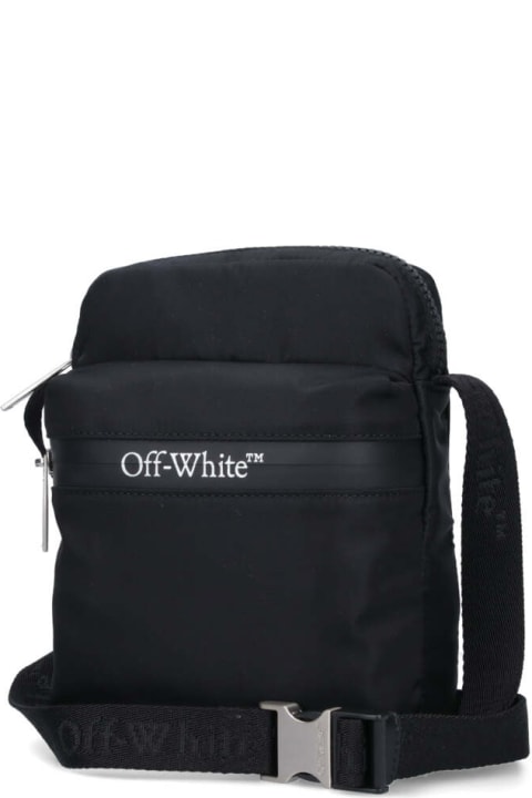 Off-White Shoulder Bags for Men Off-White Logo Shoulder Bag