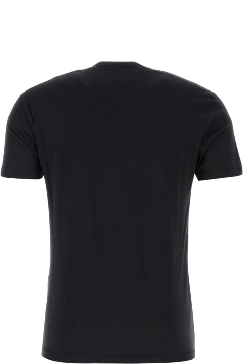 メンズ トップス Tom Ford Black Lyocell Blend T-shirt