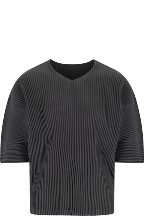 Homme Plissé Issey Miyake for Men Homme Plissé Issey Miyake 'mc March' Pleated T-shirt