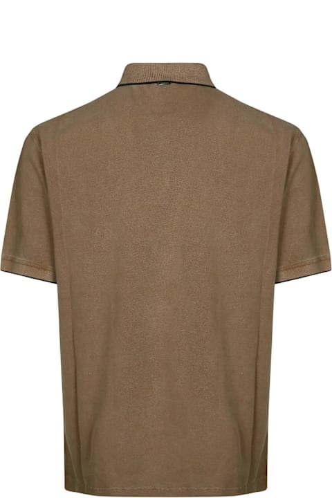 Herno for Men Herno Logo Embroidered Polo Shirt