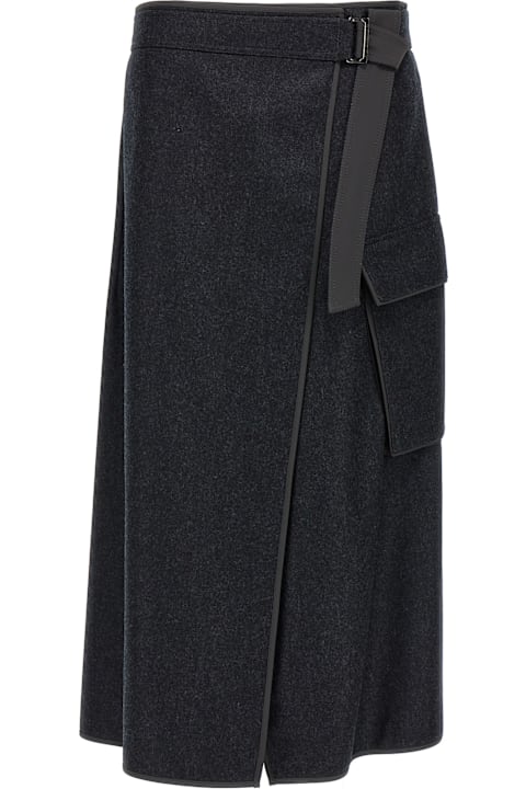 Brunello Cucinelli for Women Brunello Cucinelli Wrap Skirt