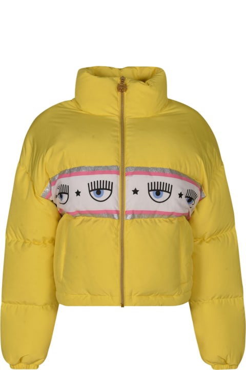 Chiara Ferragni Coats & Jackets for Women Chiara Ferragni Maxi Logomania Padded Jacket