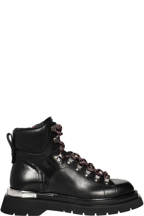 Boots for Men Dsquared2 Leather Combat Boots