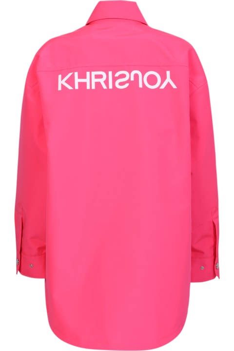 Khrisjoy Topwear for Women Khrisjoy Oversize Shirt Flamingo Pink