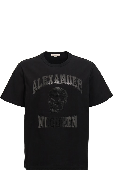 Alexander McQueen for Men Alexander McQueen Logo Print T-shirt