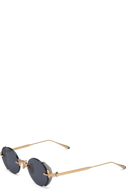 Eyewear for Men Akoni Jupiter - Brushed 12k Gold / Crystal Black Sunglasses