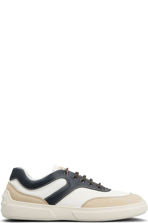 Tod's أحذية سنيكرز لـ القسم الرجالي Tod's Nubuck And Textile Sneakers