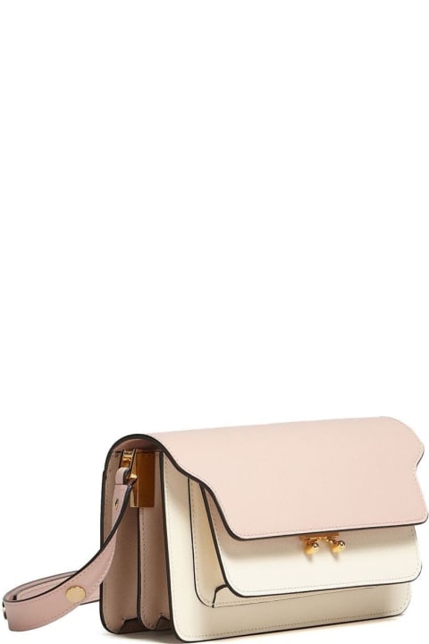 Marni Pink & Off-White Medium Trunk Bag - ShopStyle