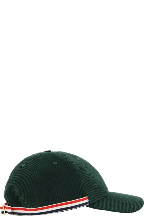 Thom Browne Hats for Men Thom Browne Baseball Velvet Cap