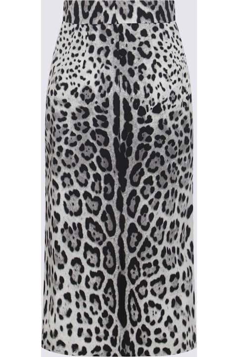 Homeware Dolce 
Gabbana Black And Grey Skirt