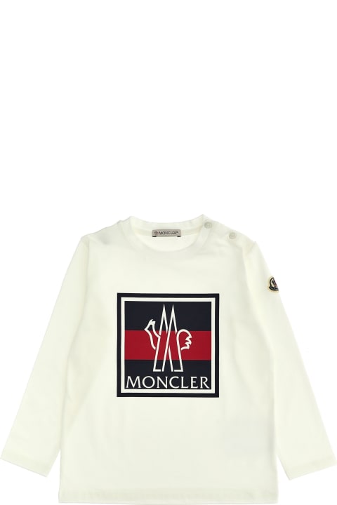 Moncler T-Shirts & Polo Shirts for Baby Boys Moncler Logo Print T-shirt