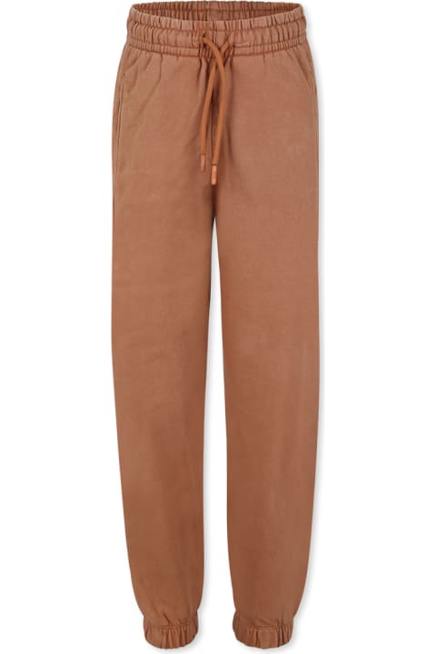 Homeware MSGM Beige Trousers For Kids With Logo