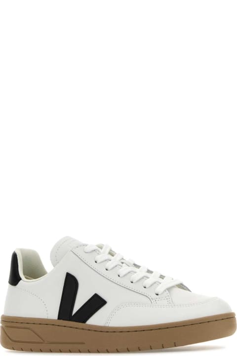 Veja Sneakers for Women Veja White Leather V-12 Sneakers
