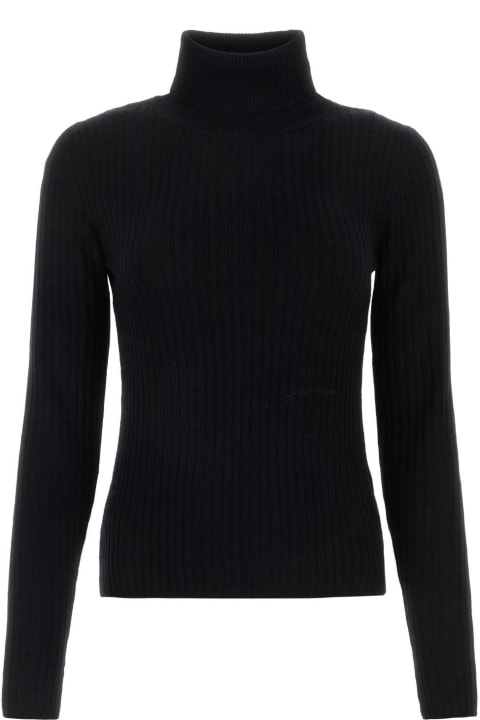Fashion for Women Ganni Black Wool Sweater