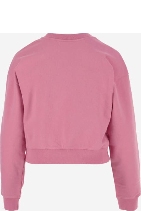 Fleeces & Tracksuits for Women Jacquemus Logo Patch Cropped Sweatshirt