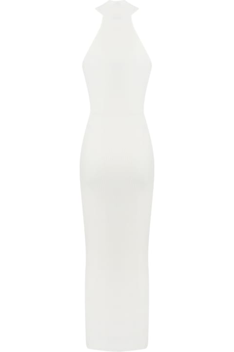 Dresses for Women Elisabetta Franchi Ribbed Viscose Dress With Heart Design