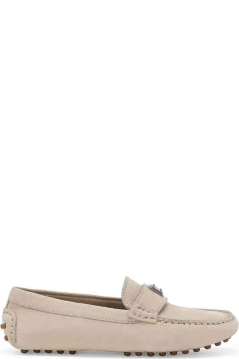 Shoes for Baby Boys Dolce & Gabbana Beige Nubuck Loafers