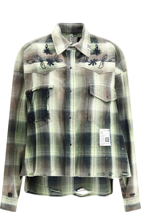 Mihara Yasuhiro for Women Mihara Yasuhiro Check Shirt